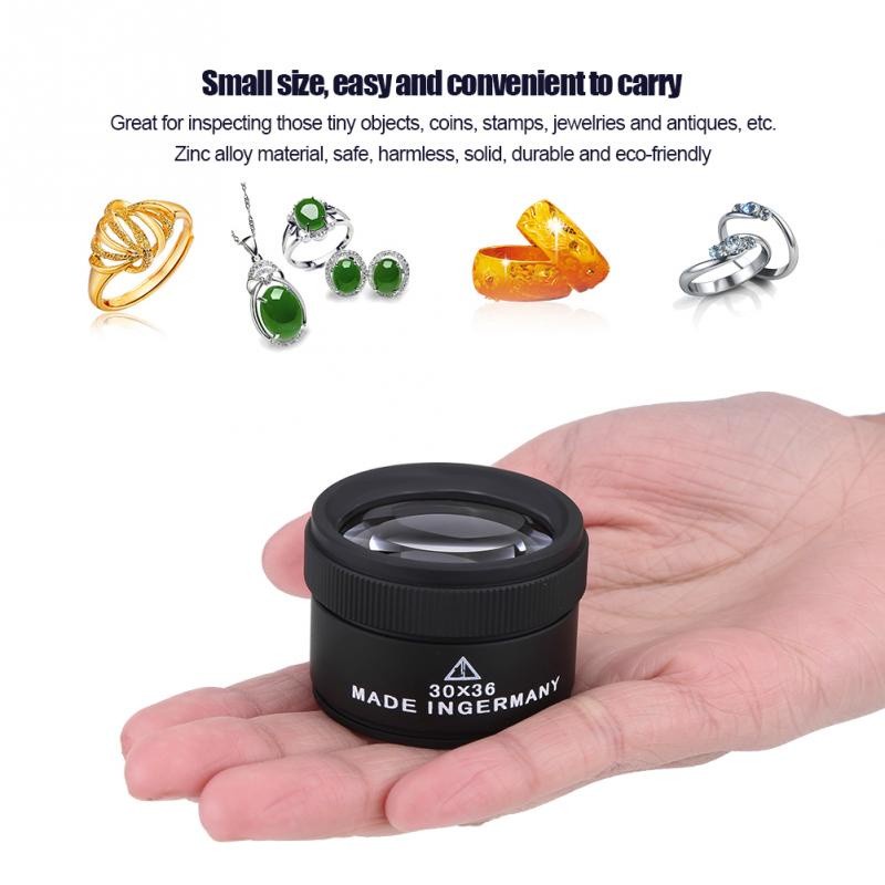 

Kaca Pembesar 30x AB86 MP / Lup Lensa Magnifier Handheld / Perhiasan Komponen Membaca / Loupe