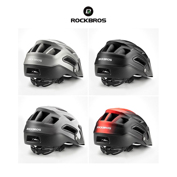 ROCKBROS HC-65 Bike Ultralight Helmet - Helm Sepeda - GRAY WHITE