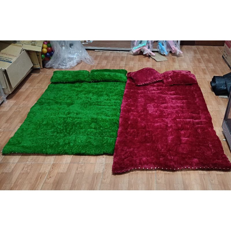 Terlaris [[Bisa Cod]] Kasur Gender Jumbo Free 2 Bantal Ukuran -+100*170*8 Tebal Kualitas Super Alas