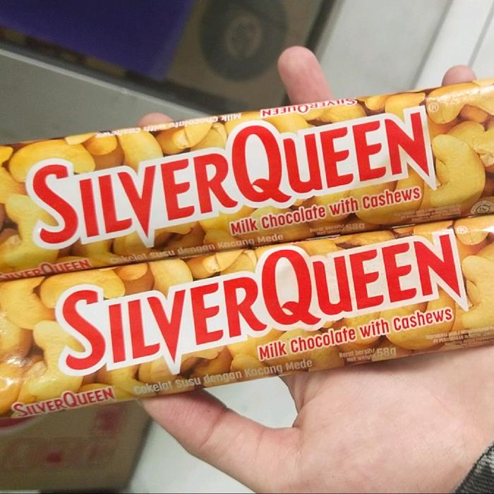 

SILVERQUEEN UKURAN 58GRAM 2pcs (2 batang) Chocolate