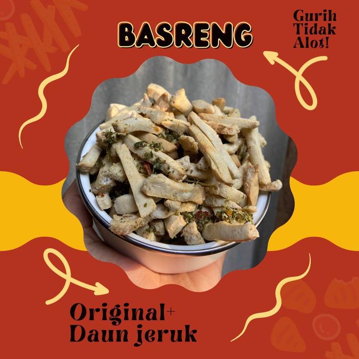 

1KG Stik Basreng Kriuk DAUN JERUK