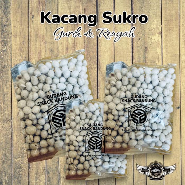 

1 Kg Kacang Sukro Putih Kiloan Bahan Premium Wijen snak Asin