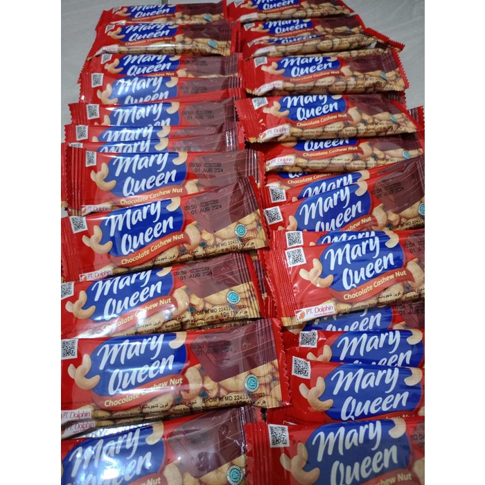 

30 pcs / bungkus coklat kacang mede mary queen Camilan Chocolate