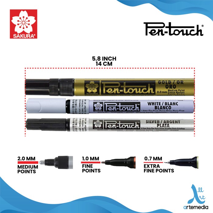 

HJK Spidol Permanen Sakura Pen Touch Paint Marker Pigment Color