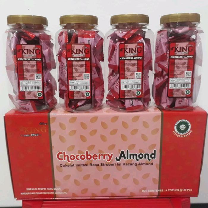

1 Dus = 4 Toples Chocoberry Almond d'King Coklat