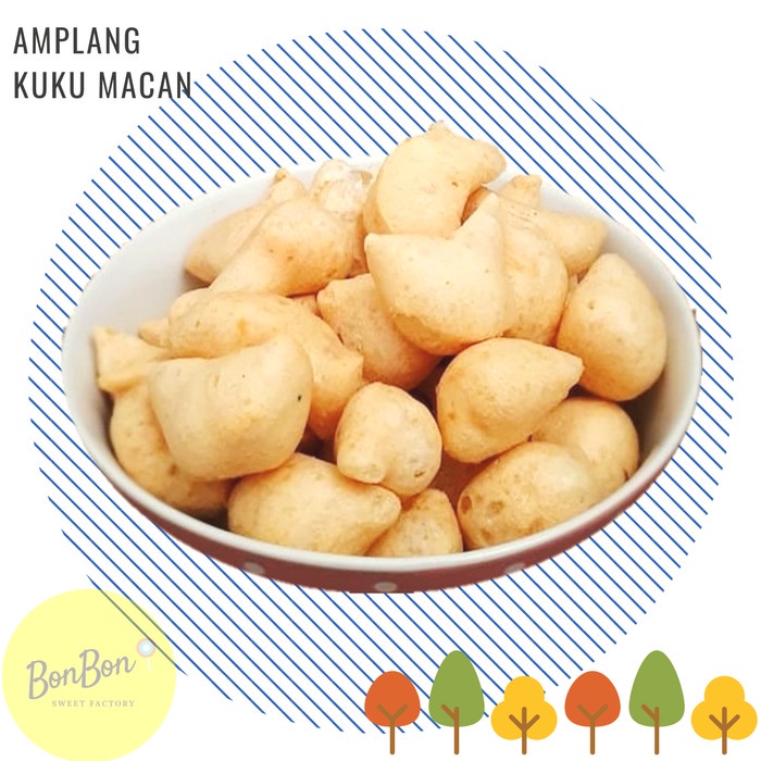 

AMPLANG KUKU MACAN BONBON / KERUPUK KUKU MACAN KALIMANTAN KRUPUK ASLI