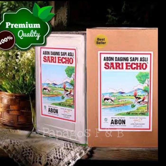 

Abon Daging Sapi Asli Nikmat Sari Echo repack 250 gr / gram