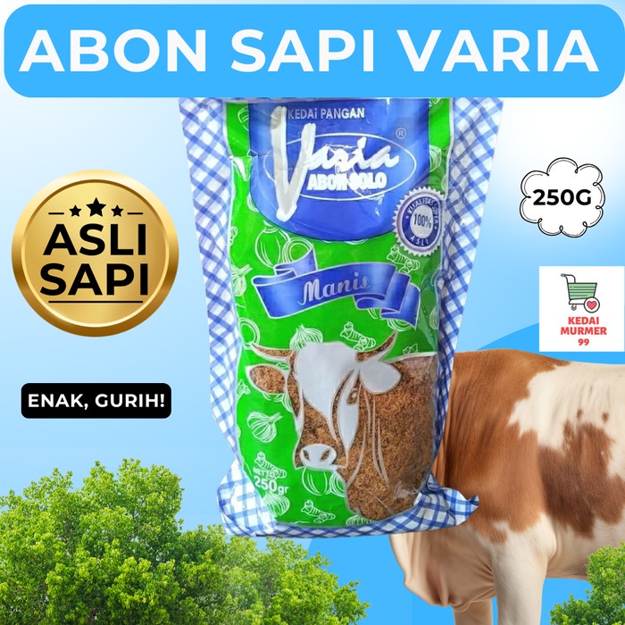 

ABON SAPI ASLI ORIGINAL VARIA 250 gr - oleh oleh khas solo