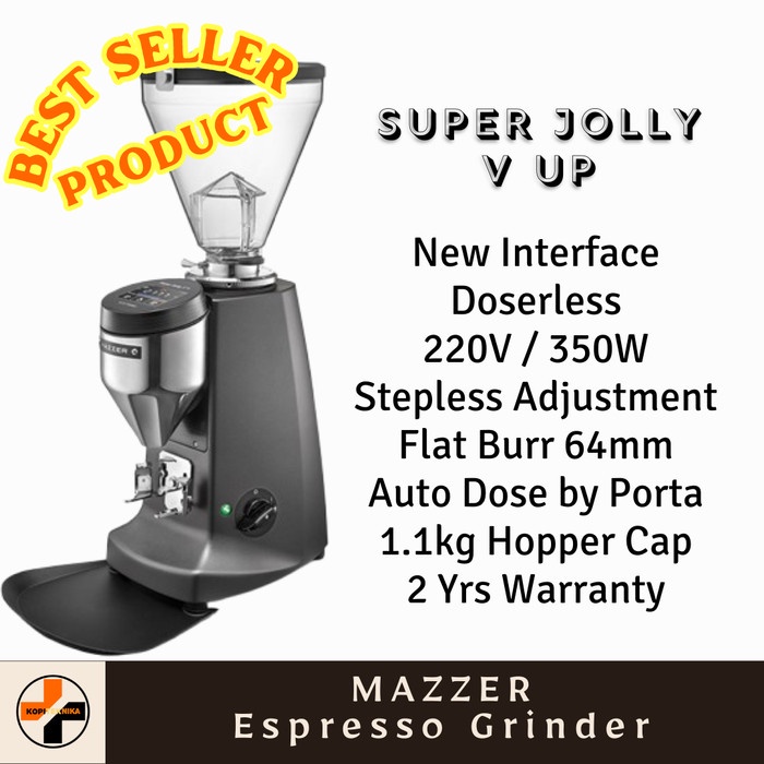 JAYAmart- Mazzer Espresso Grinder Super Jolly Electronic Doserlesss