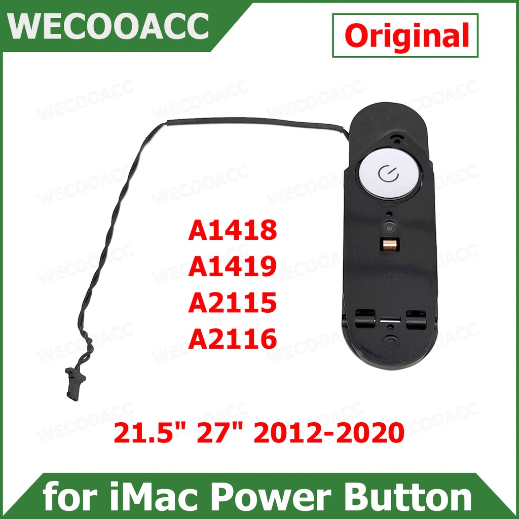 HTC Original ON/OFF Switch Key for iMac 21.5" 27" A1418 A1419 A2115 A2116 Power Button Cable 2012-20