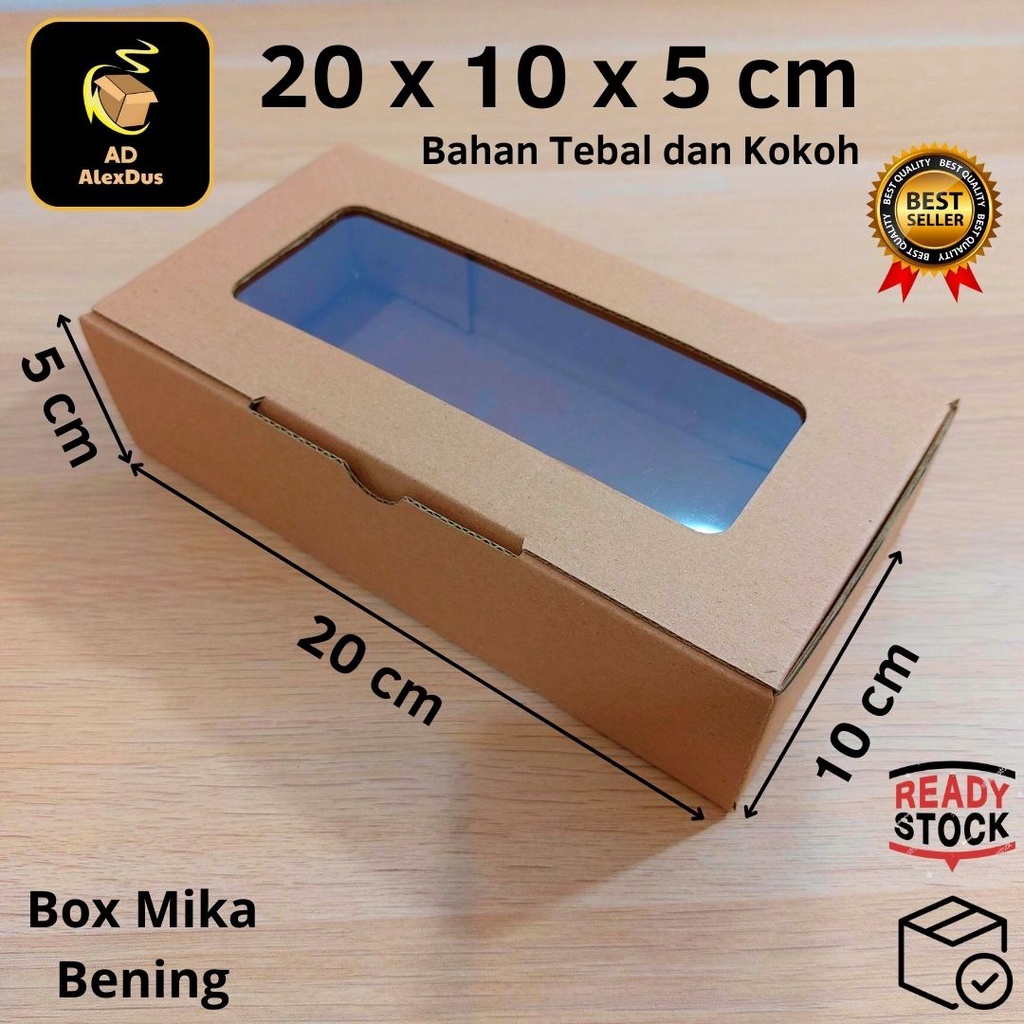 

Kardus Mika 20 x 10 x 5 cm Model Diecut | Kotak Box Dus Hampers Kue Snack Parcel