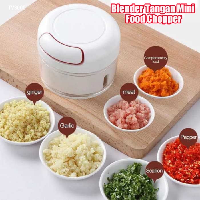 Blender Daging Kacang Cooper Portable Mini Chopper Stainless Kapsul