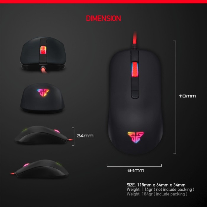 [Good] Fantech Mouse - G10 Rhasta - Mouse Gaming G-10