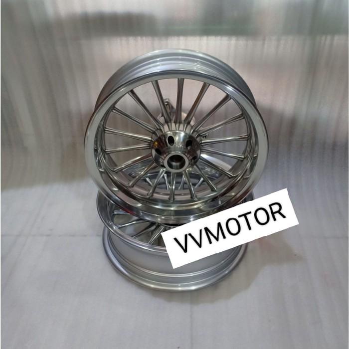 VELG RACING POWER TYPE CLASSIC UNTUK MOTOR NMAX NEW/NMAX OLD/PCX 150 LOKAL/HONDA ADV 1SET