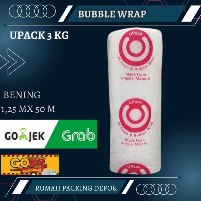 

pernakpernik- Bubble Wrap Bening 3kg Murah