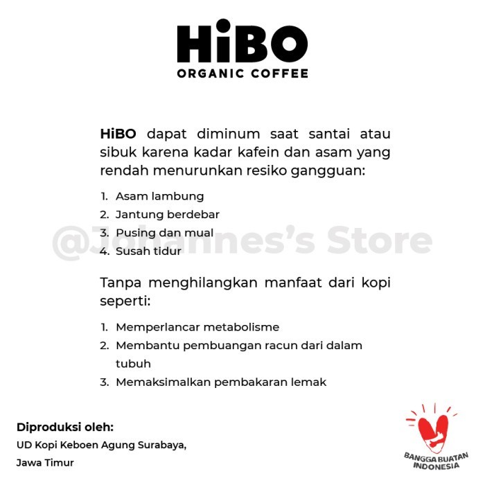 

(Good) Kopi Organik Hibo Dark French 200gr
