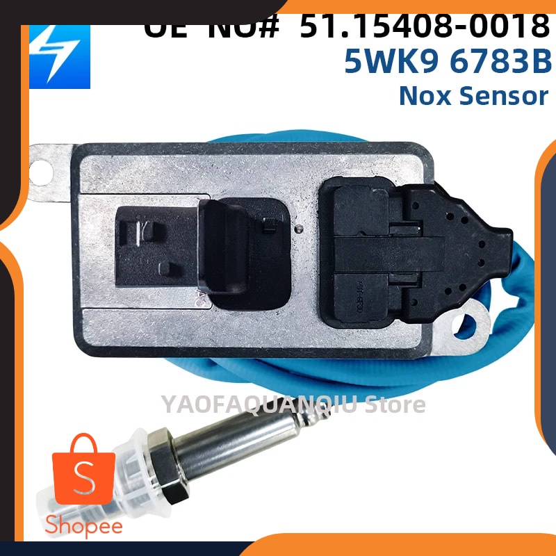 Murah 5WK96783B 5WK96783A 51154080018 51154080011 Nox sensor 24V Nitrogen Nox Oxygen Sensor For MAN 