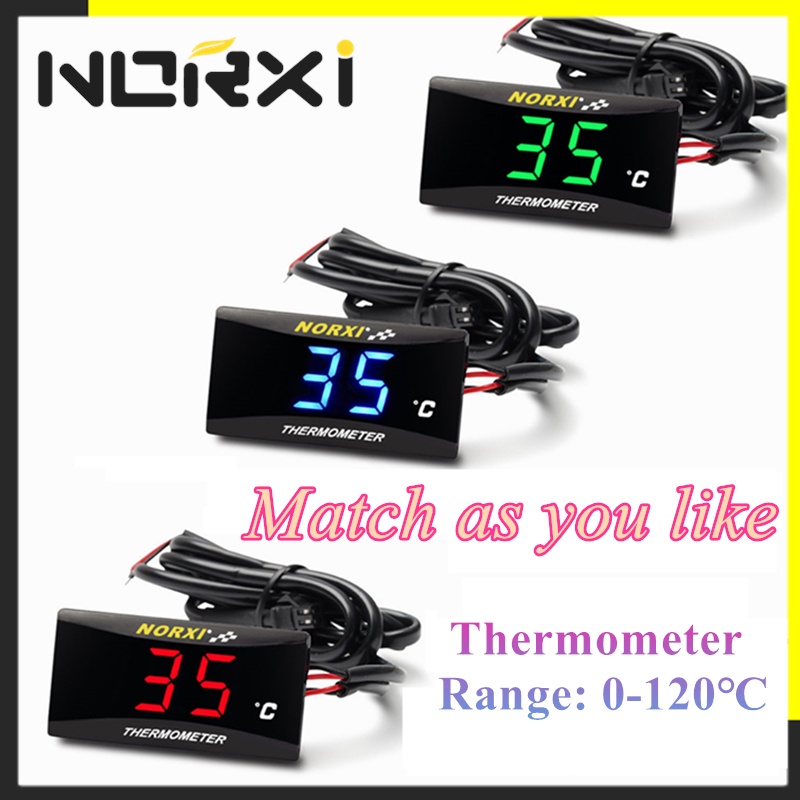 Motorcycle Thermometer Water Temperature Mini Meter For Xmax250 300 Nmax Cb 400 Cb500X Sensor