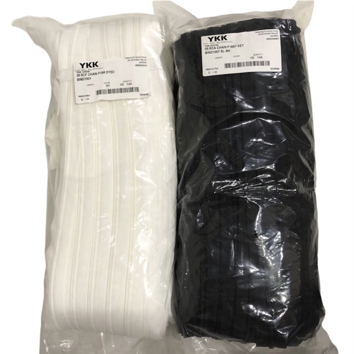 RESLETING ROLL YKK NO 5/ DAUN RESLETING 100 YARD