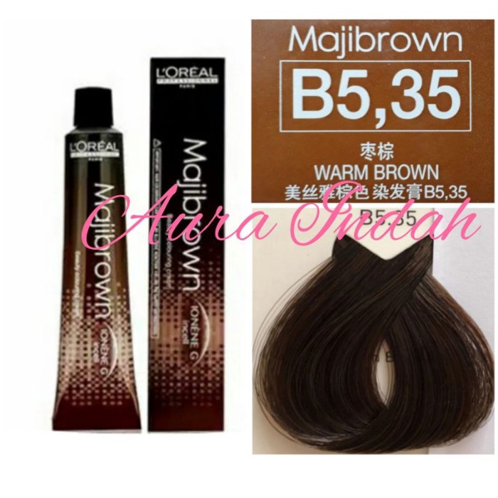 LOREAL MAJIBROWN NO. B5.35 WARM BROWN