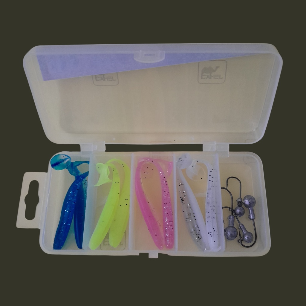 {{ Relix Nusantara Kenyal Set Cimol Softlure Size 1.5 2.5 Umpan Pancing Soft Lure Paket Kenyal Cimol