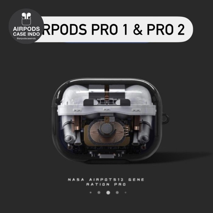 AIRPODS PRO MECHANICAL MACHINE TRANSPARENT SILICONE CASE AIRPODS PRO