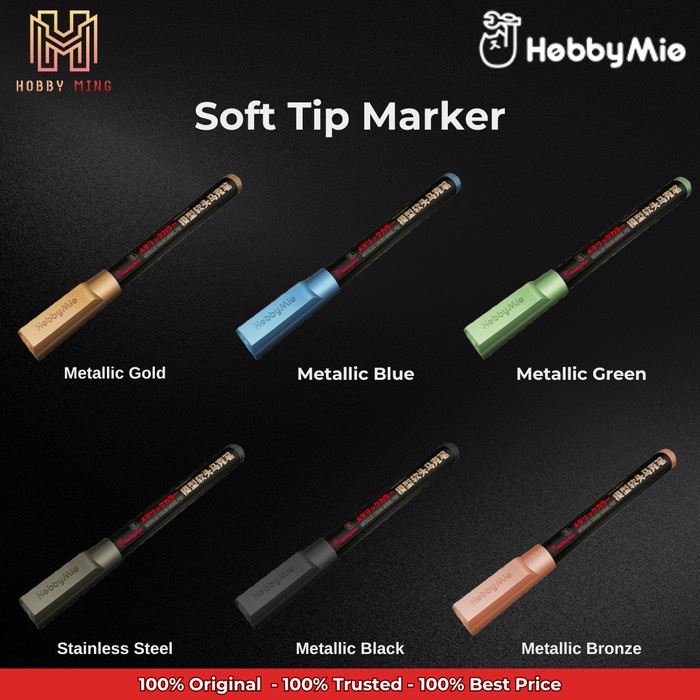 ..... Hobby Mio Model Kit Marker Metallic Soft Tip