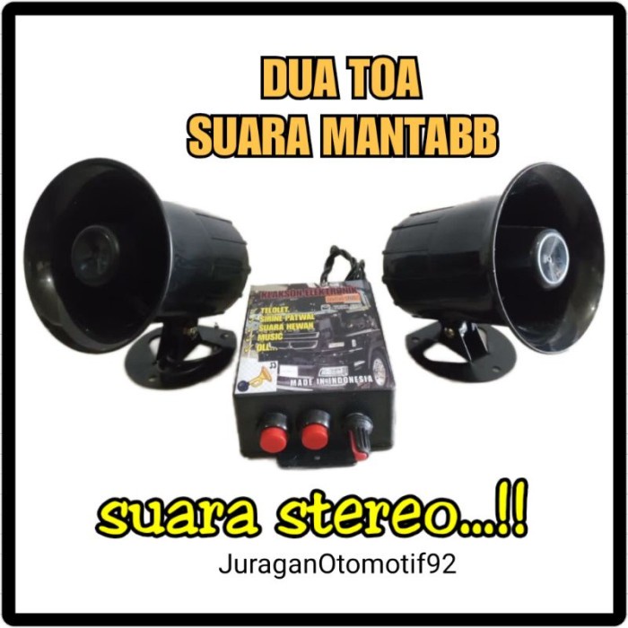 [Good] KLAKSON BASURI ELEKTRIK VERSI TOA 12 VOLT DAN 24 VOLT