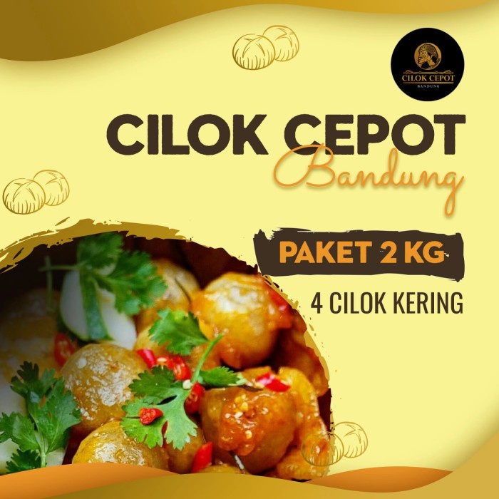

Cilok Cepot Paket Hemat (4 Cilok Kering)
