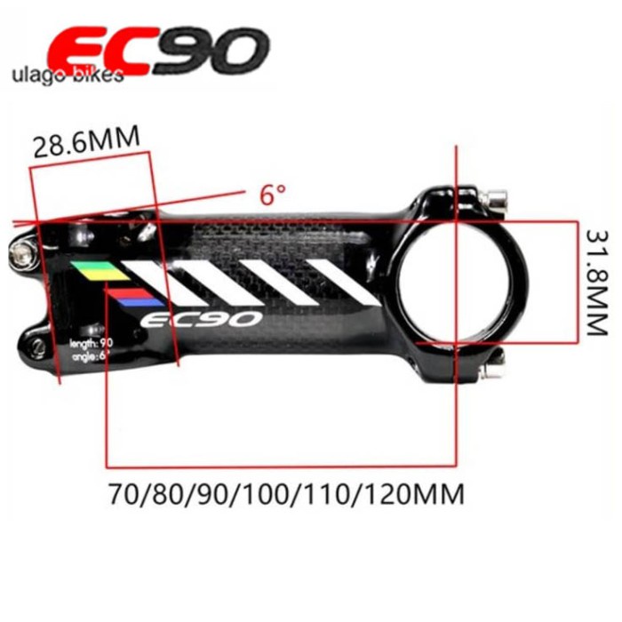 STEM CARBON NEW EC90 OS MTB ROADBIKE RITCHEY TOSEEK HANDLEBAR DROPBAR