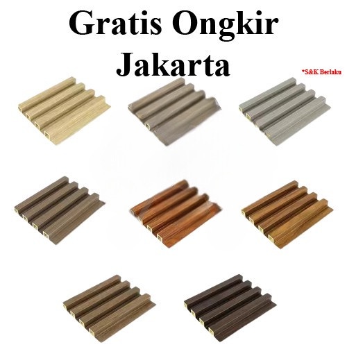 *TOP* PROMO WALLPANEL WPC 3M WALL PANEL DINDING MOTIF PANEL WOOD PANEL 24MM