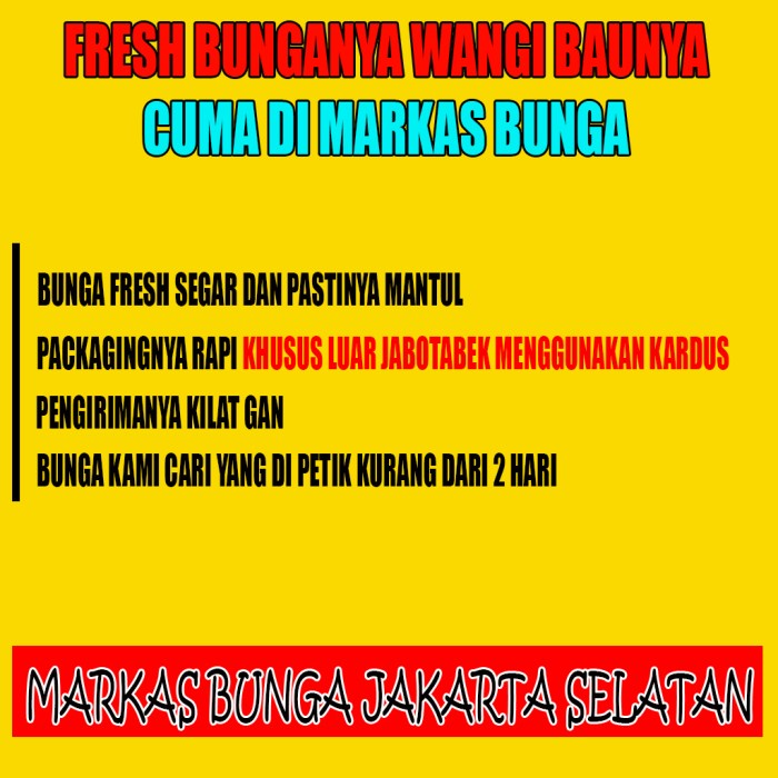 BUNGA KERAH MACAN MANDI / PAKET MANDI
