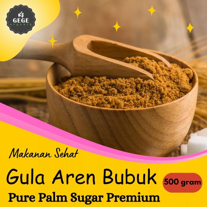

(Best) 500gr Gula Aren Bubuk Murni / Pure Palm Sugar Premium Arenga