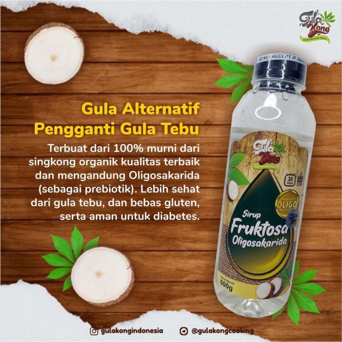 

(Best) GULA SEHAT GULA SINGKONG CAIR (GULAKONG) HALAL MUI