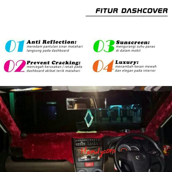 (Good) Alas Bulu Dashboard Mobil All New Avanza / Xenia / Veloz (BULU RASFUR)
