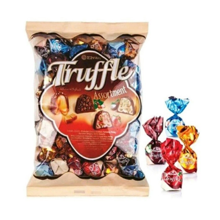 

(Good) ELVAN TRUFFLE CHOCOLATE COKLAT TURKI TURKEY ARAB HALAL ASSORTMENT400GR