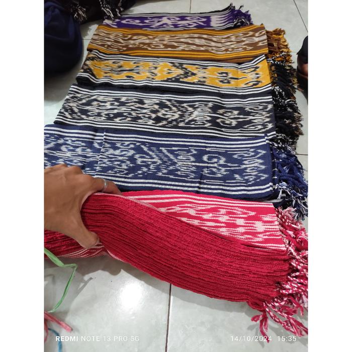 New Beli 10 Gratis 1 - Syal Tenun Etnik Scraf Leher Tenun Ethnic 100% Atbm Syal Nusantara Selendang