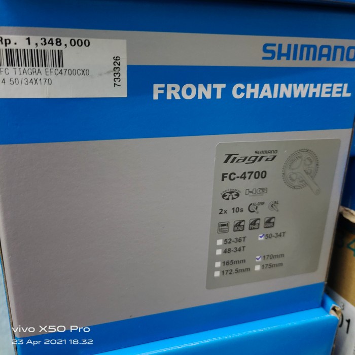 CRANK TIAGRA FC4700 SHIMANO DUS BEST SELLER