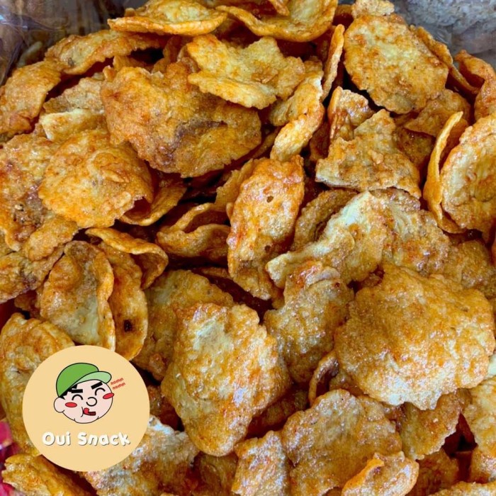 

500Gr Emping Pedas Manis Belinjo Vegan Friendly Oui Snack