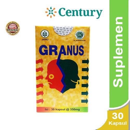 

Granus Isi 40 Kapsul / Suplemen Kesehatan