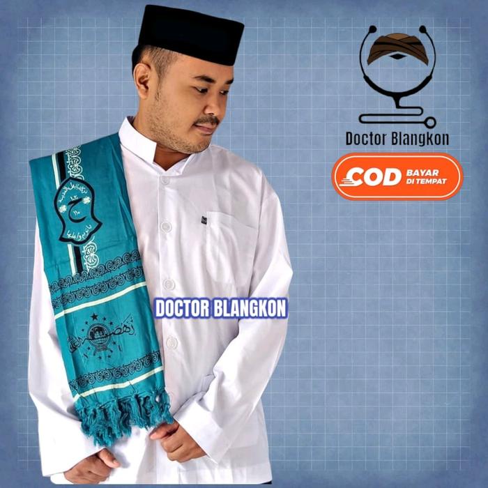 New Premium Sorban Motif Nu Kombinasi Trompa Rida Ar-Rida Asli Rayon Sorban Kashmir / Sorban Habib /