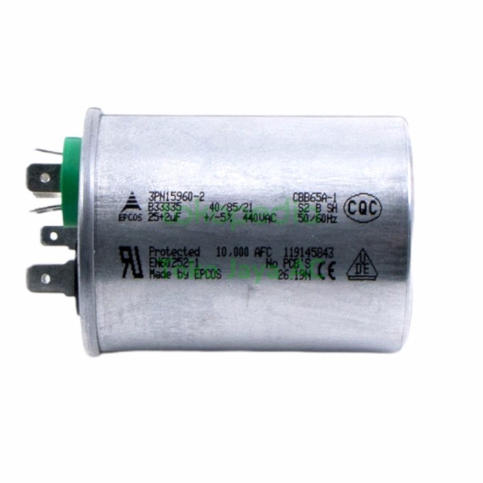 CAPACITOR AC DAIKIN P/N 4011525