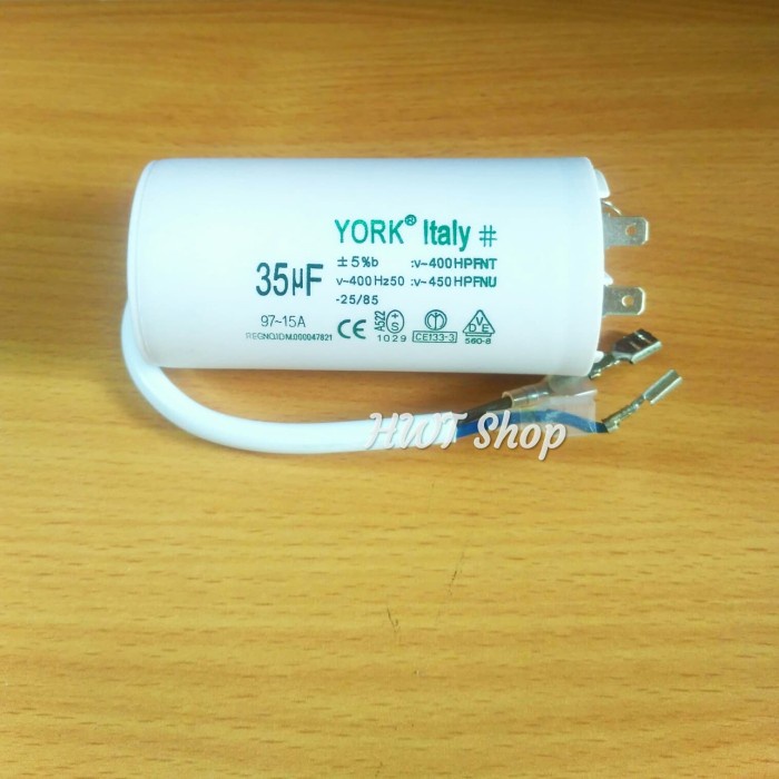 KAPASITOR 35 UF 450V YORK ~ CAPACITOR 35 UF 450V ~ KAPASITOR POMPA AIR