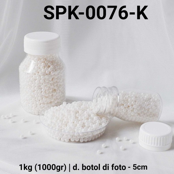 

Promo Terbatas Spk-0076-K Sprinkles Sprinkle Sprinkel 1Kg 1 Kg Mutiara Putih Aman