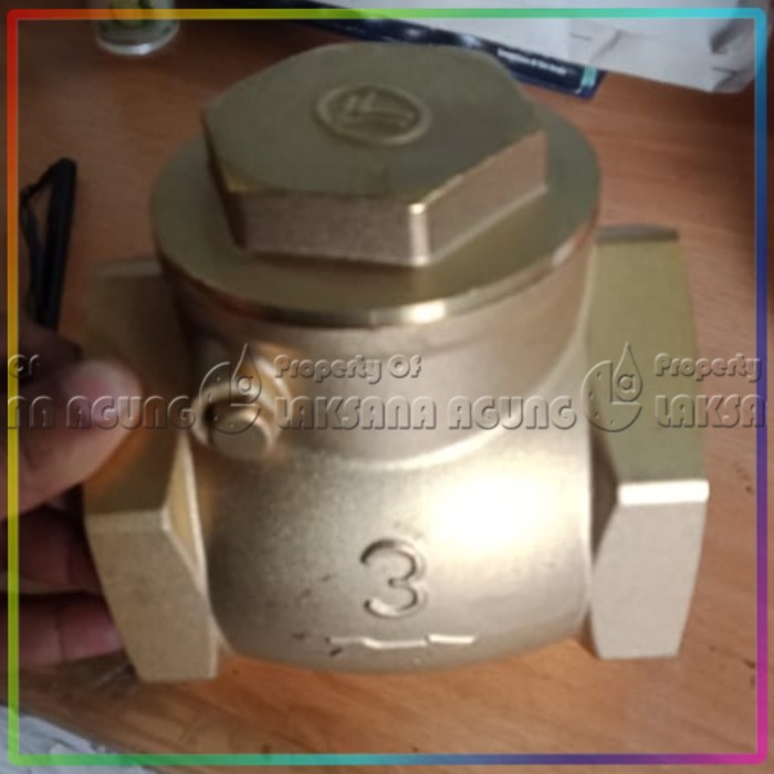 PREMIUM Swing check valve 3 inch Klep Tabok 3 inch Kuningan