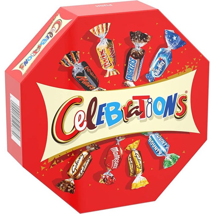 

Mars Celebrations Mix Of Milk Chocolate, Biskuit, & Wafer 385 Gram
