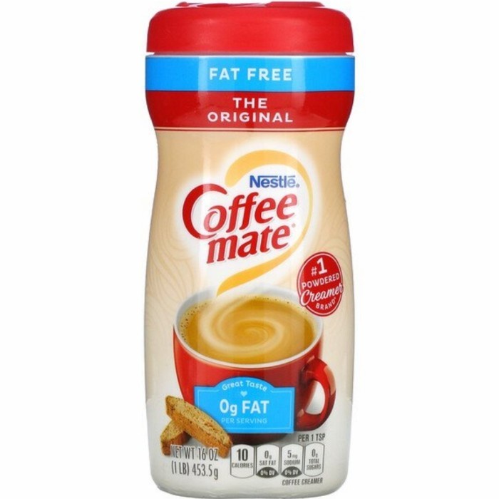 

Nestle Coffee Mate Original Fat Free Powdered Coffee Creamer 453.5 Gr
