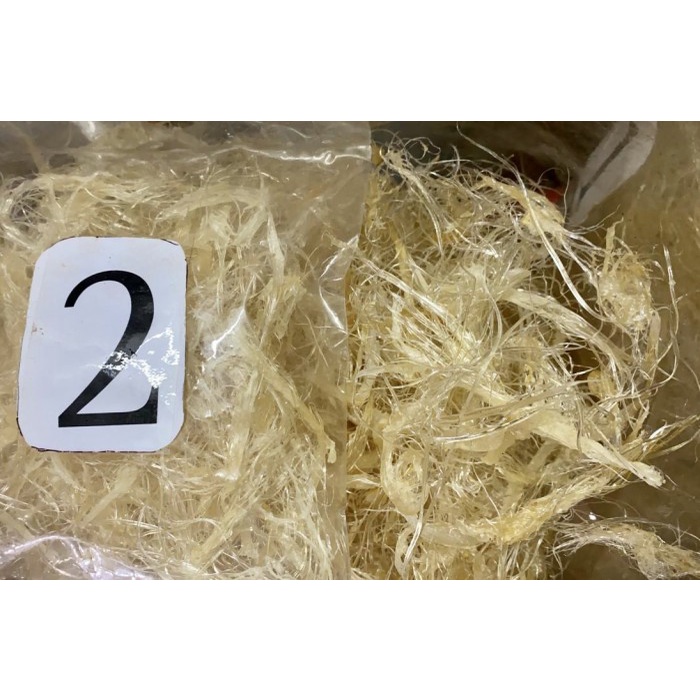 

Hisit He Sit / Sirip Ikan Hiu Kering No.2 Super Quality - 100 Gram