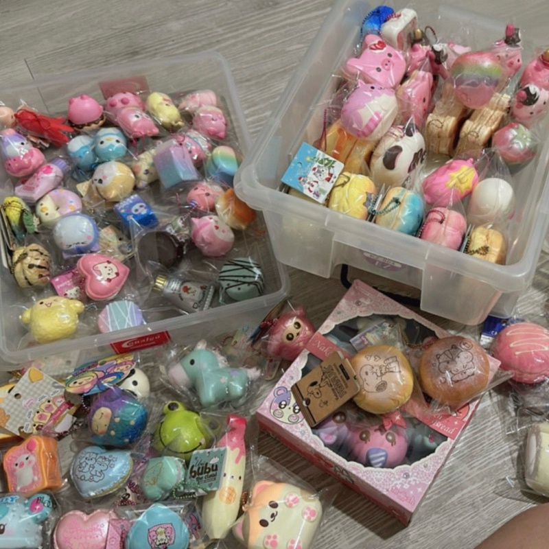 {{ PRELOVED SQUISHY LICENSED ibloom, punimaru, mashlo, sumikko gurashi, marmo, squishy ibloom