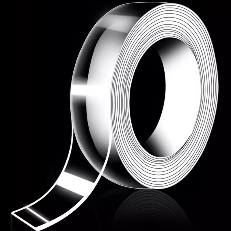 Nano Double-Sided Tape Non-Trace Hook Adhesive Acrylic Double-Sided Tape Transparent Tape Water Proo